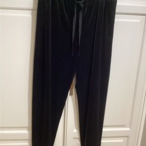Black Velvet Joggers